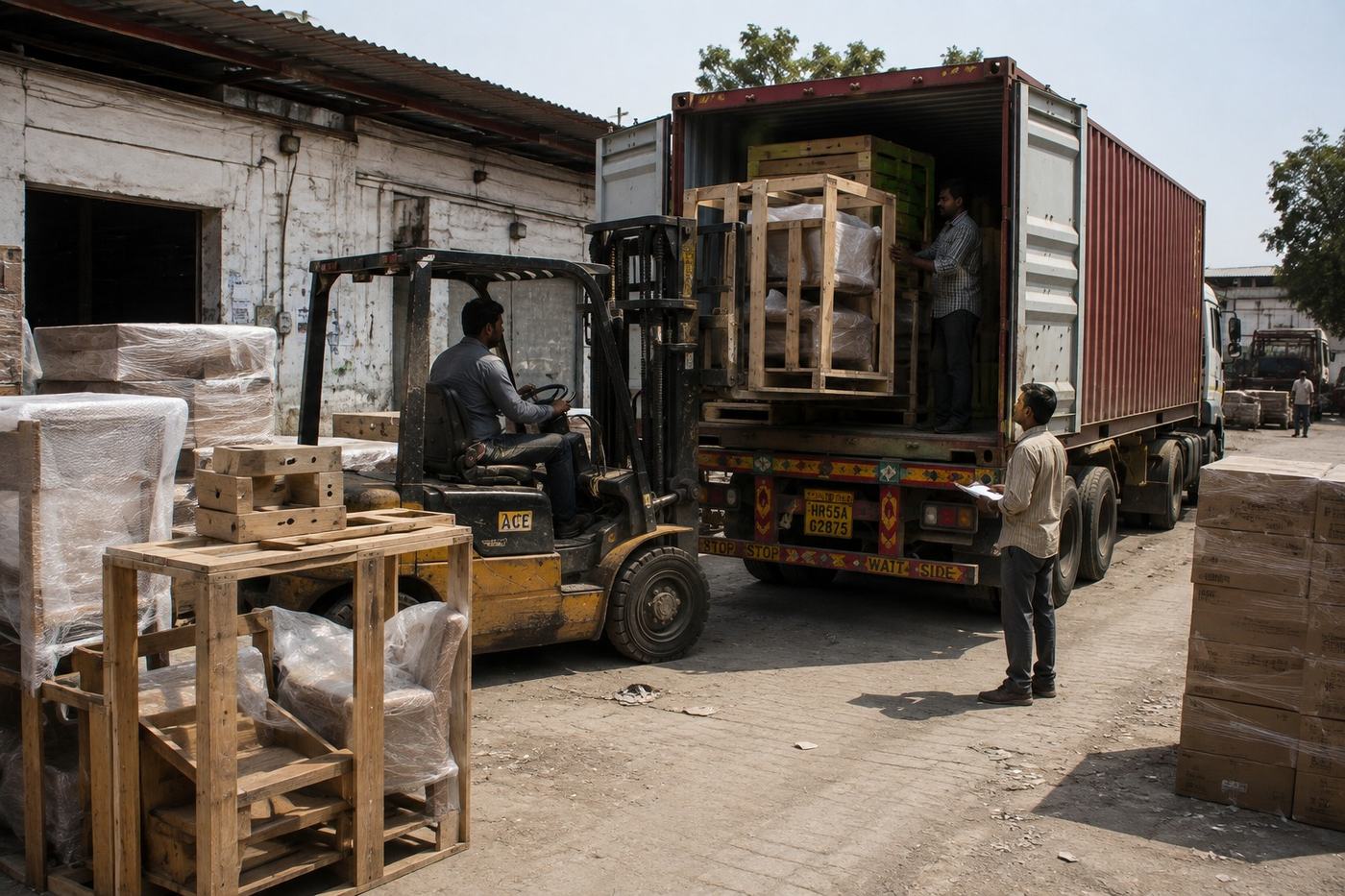 91 Containers. Six Factories. One Coordinated Supply Chain.